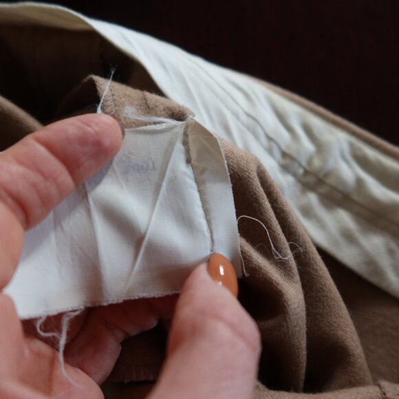 Michael Kors Collection camel/tan pants 100% camel hair sz 4 Made in Italy SOFT! - Picture 12 of 14